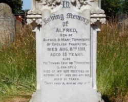 CWG, Thomas Edward TOWNSEND, The Churchyard, SS Simon & Jude, Cockshutt CWG, Thomas Edward TOWNSEND, The Churchyard, SS Simon & Jude, Cockshutt