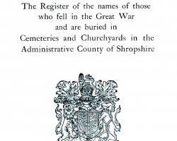 Front Cover, War Graves of British Empire, 1931