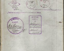 AIF WW1 Medal Index Card