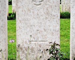 Headstone for WK Nunnerley