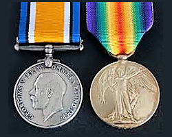 WW1, British War Medal & Victory Medal